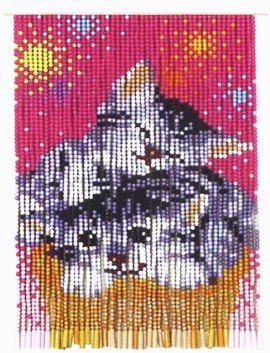 Kit de perlage chaton C81 competences Candy idée cadeau anniversaire
