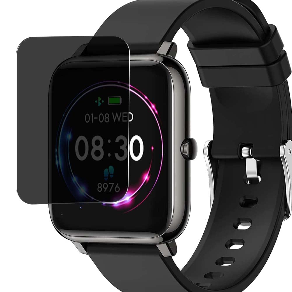Vaxson Privacy Screen Protector, compatible with ZealBoom P22 P22D 1.4" Smartwatch smart watch, Anti Spy Guard Film Protectors Sticker [NOT Tempered Glass Case Cover ]