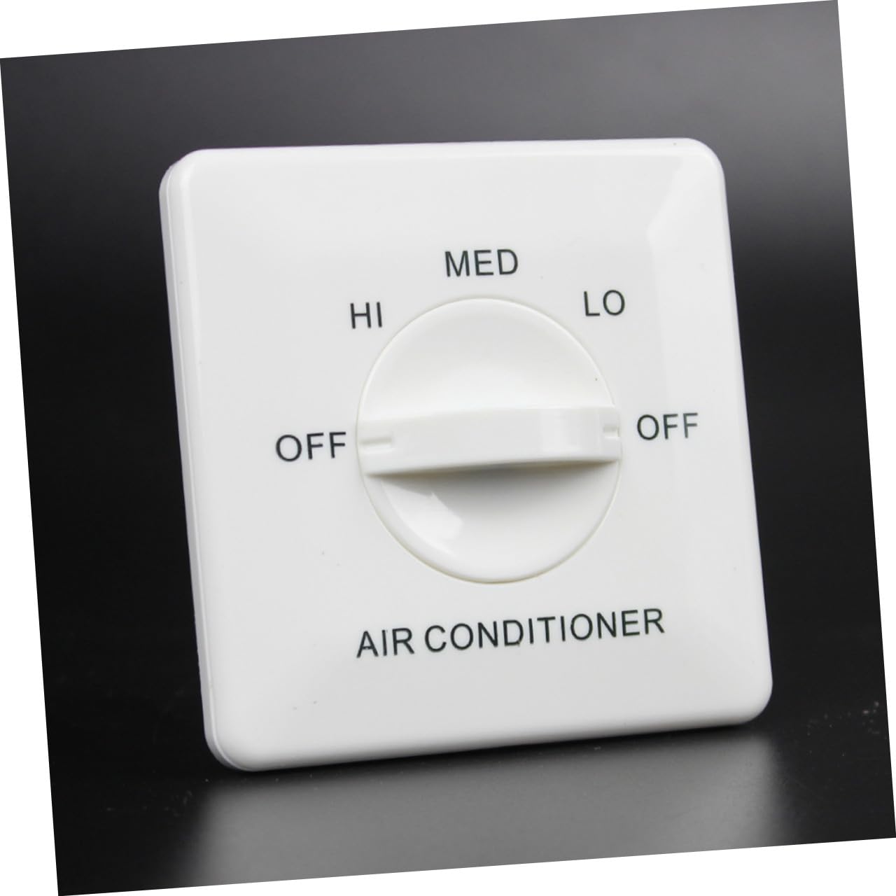jojofuny Interruttore Velocità Fan Coil a 3 Velocità in Abs Bianco Regolazione Ventilatore per Condizionatore D'aria Centralizzato