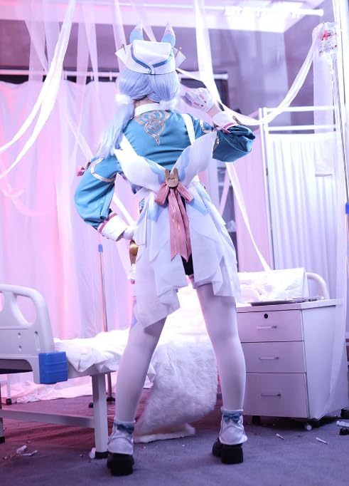 Amazon.co.jp: [エルフ森林] シグウィン コスプレ 衣装+ウィッグ 原神
