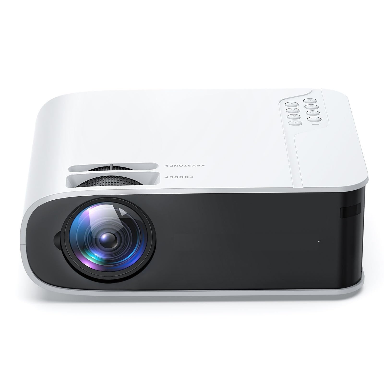 AUSHA Native 1080p Full HD Android Projector with 11500 Lumen,200" Projection Size, AV, VGA, HDMI, USB, Audio Out, 5G/2.4G WiFi, Bluetooth 5.0, Built in Speakers, 4k Support Smart Projector-image-14