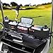 PGmoon Golf Cart Storage Tray, No-Drilling Front Storage Basket Compatible with EZGO, Club Car, Kandi Golf Carts, Organizer with Cooling Compartment (Patent Design)