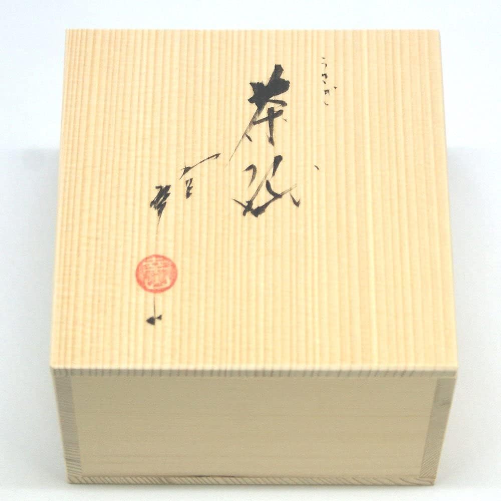 Kutani Ware Japanische Grüntee-Matcha-Schale mit niedlichen springenden Kaninchen, Kawaii, Usagi Haneusagi, hergestellt in Japan
