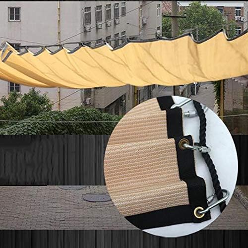 Retractable Sun Shade with Clips, 8590 Sunblock Shades Cloth for Patio Plants, Greenhouse