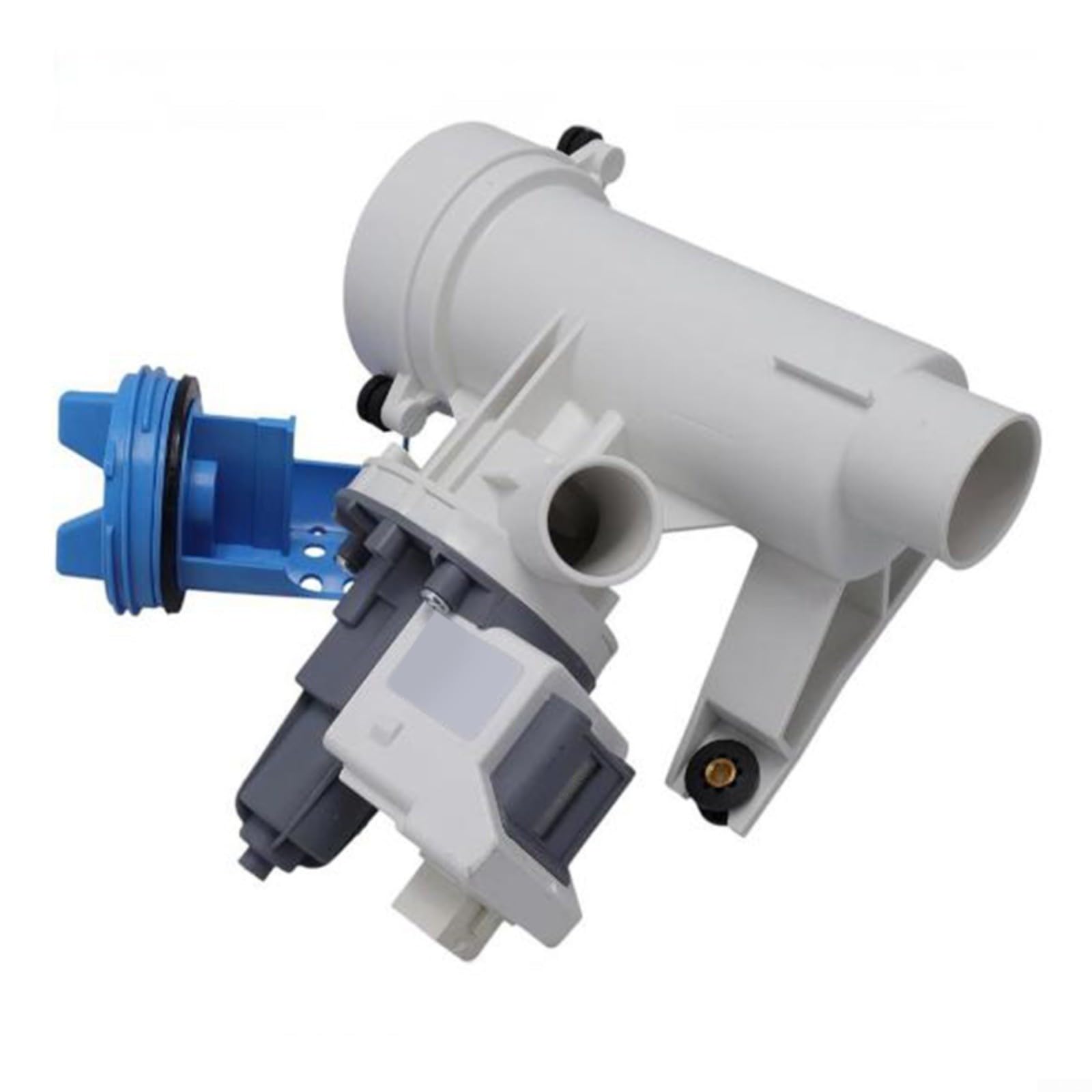 Conjunto de drenaje y filtro de lavadora, con pieza de repuesto WH11X29539 120V-60Hz ABS gris azul para una eliminación eficiente de agua para