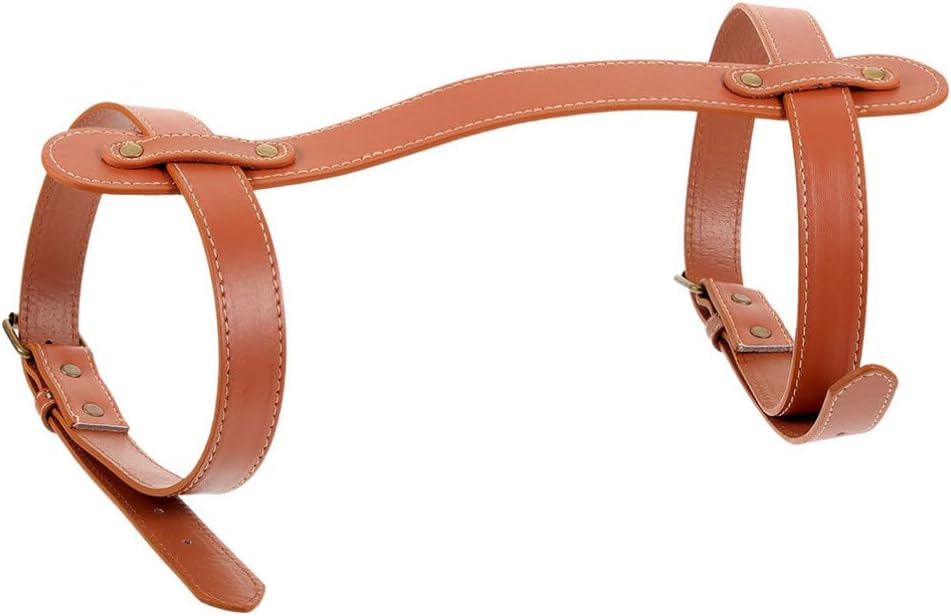 Yardwe Leather Carrying Strap Blanket Straps for Outdoor Camping Versatile Picnic Mat Carrier