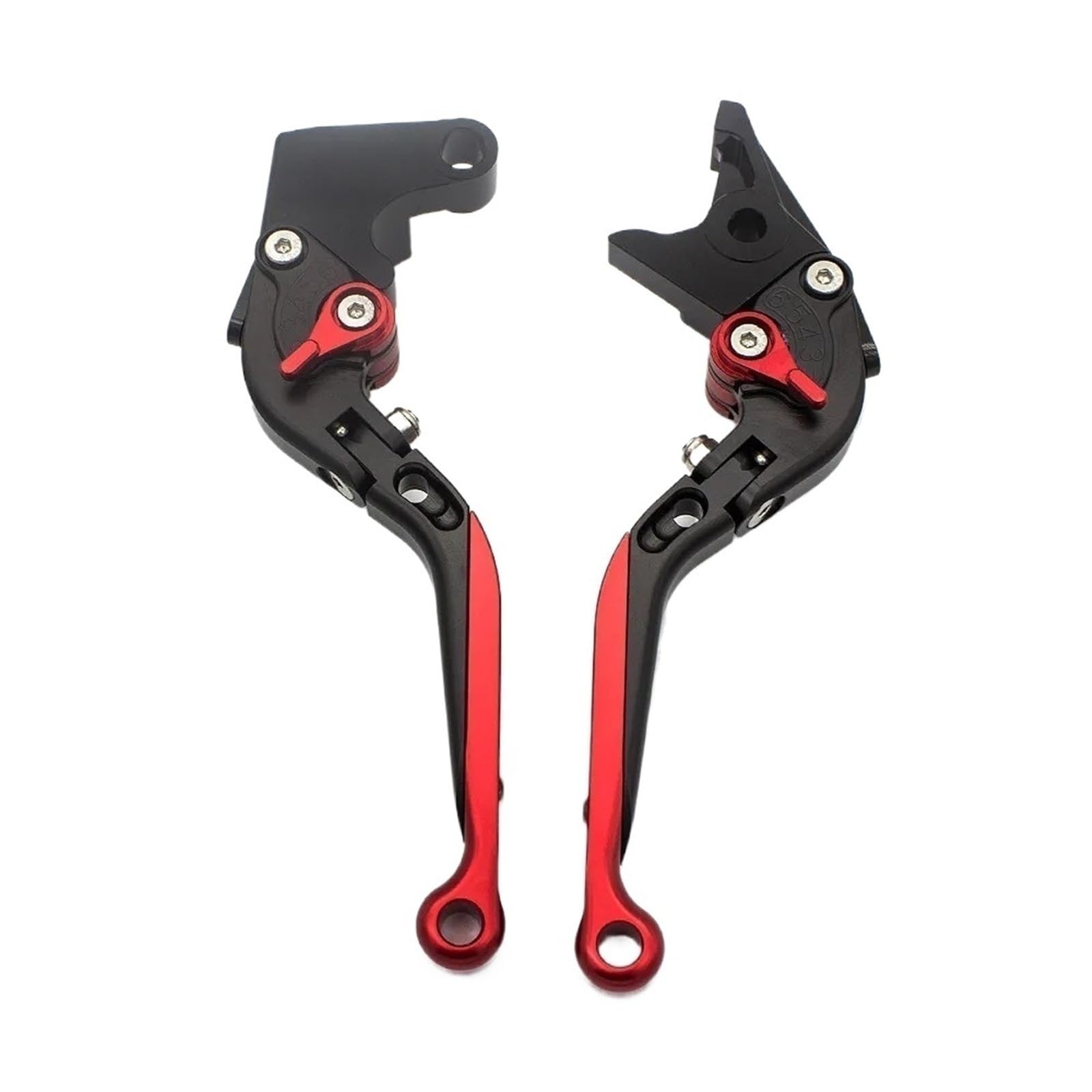 KKMNAIF Handlebar Clutch Lever Folding Extendable Motorcycle Brake Clutch Lever for GL1800/A Goldwing 1800 2001-2016(Red)