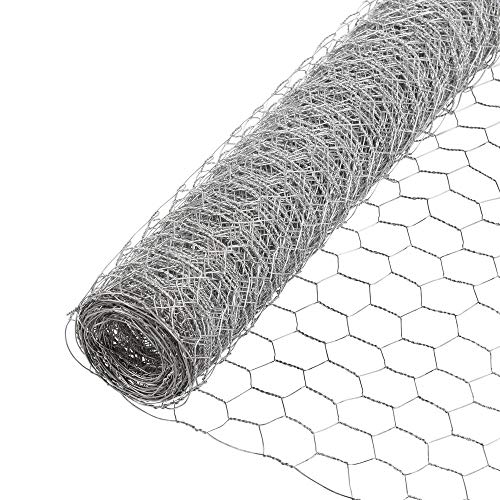 Everbilt 1 in. Mesh x 4 ft. x 50 ft. 20-Gauge Galvanized Steel Poultry Netting 308431EB
