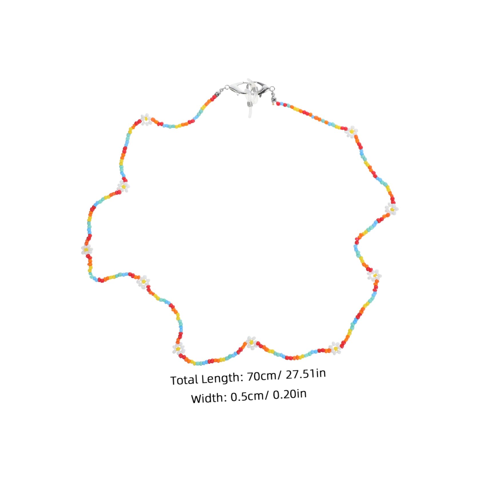 Stylische Blumenperlen Brillenkette Multifunktionale Masken Und Brillenhalterung Assortierte Farben Für Sonnenbrillen Und Lesebrillen