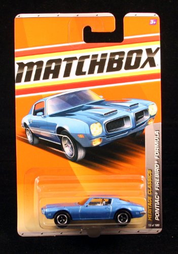 Matchbox Pontiac Firebird Formula Blue Heritage Classics Series (#2 of 12) 2011 Basic Die-Cast Vehicle (#15 of 100)