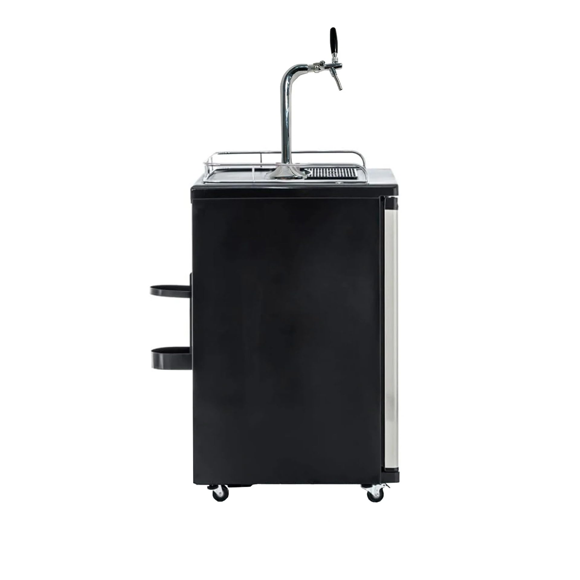ich-zapfe Fassbierkühlschrank bis zu 50L Fässer (Bierbar) - inkl. Schanksäule Elegant und Kompensatorhahn