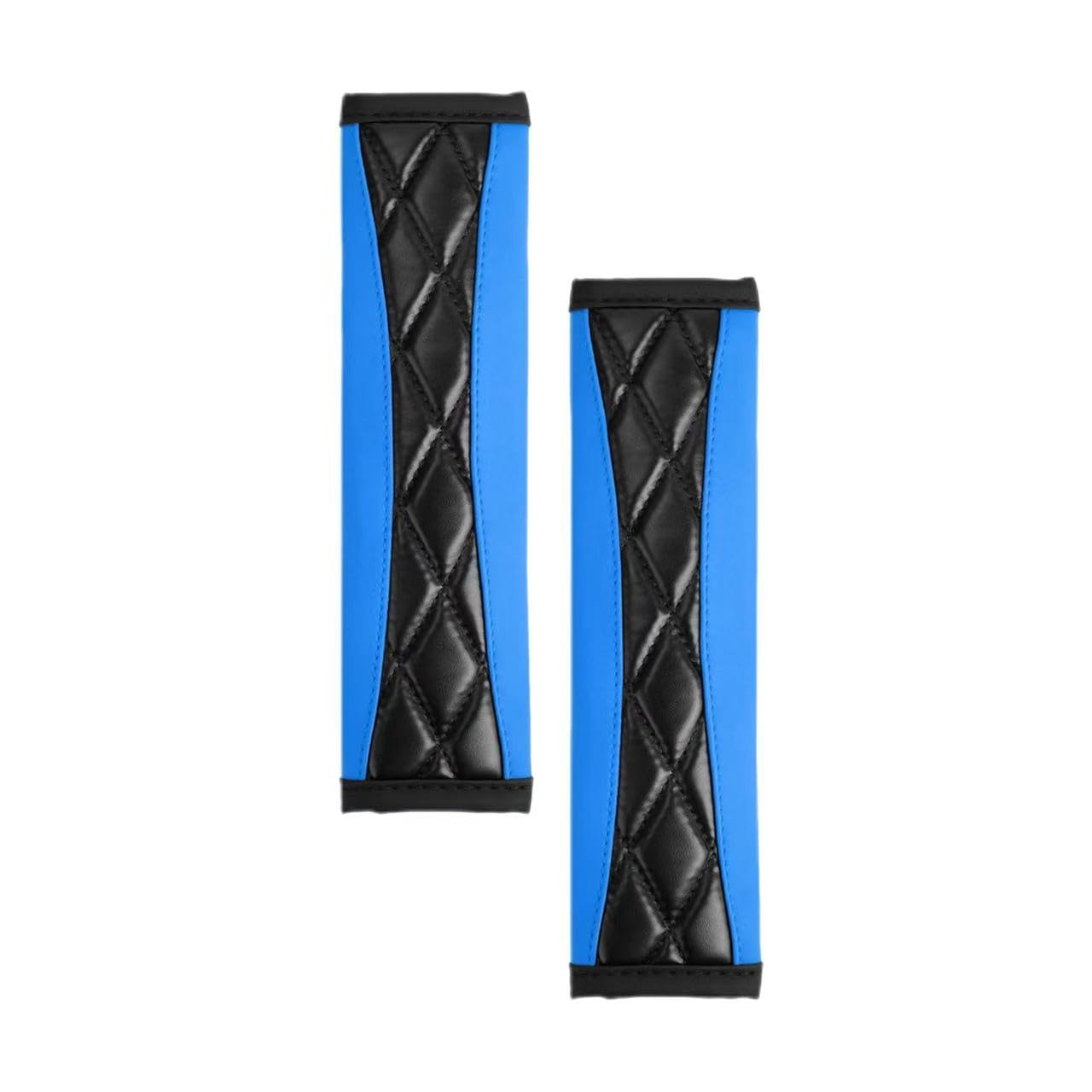 WENINETIES 2 Pcs Seat Belt Covers for Vo-lvo S60 XC90 V40 V60 S90 V90 XC60 XC40 AWD, Shoulder Pads Harness Strap Protector Belt Cushion Head and Neck Support Pad Car Travel Accessories,Blue