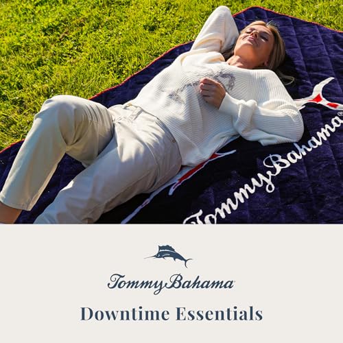 Image of Tommy Bahama 50 inch x 70 inch Waterproof Picnic Blanket, Patriotic USA