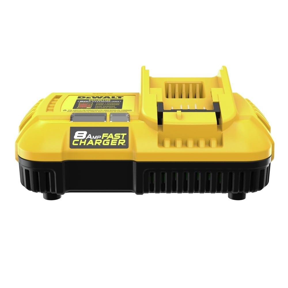 DEWALT DCB118R 20V MAX/60V MAX FLEXVOLT 8 Amp Fast Charger (Renewed)