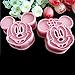 ANLIN 2 szt. narzędzia do dekorowania ciast Mickey Minnie kremówka ciasto ciastko dekorowanie cukiernicze forma tłoka frez ciasto dekorowanie narzędzia