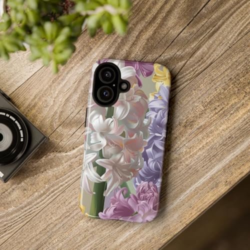 Coque iPhone 16 jacinthe de qualité supérieure avec finition brillante - 4