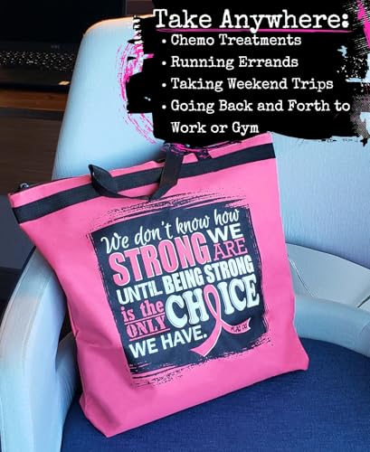 Bolsa Tote Darcey para Conciencia de Cáncer y Enfermedades miniatura 7