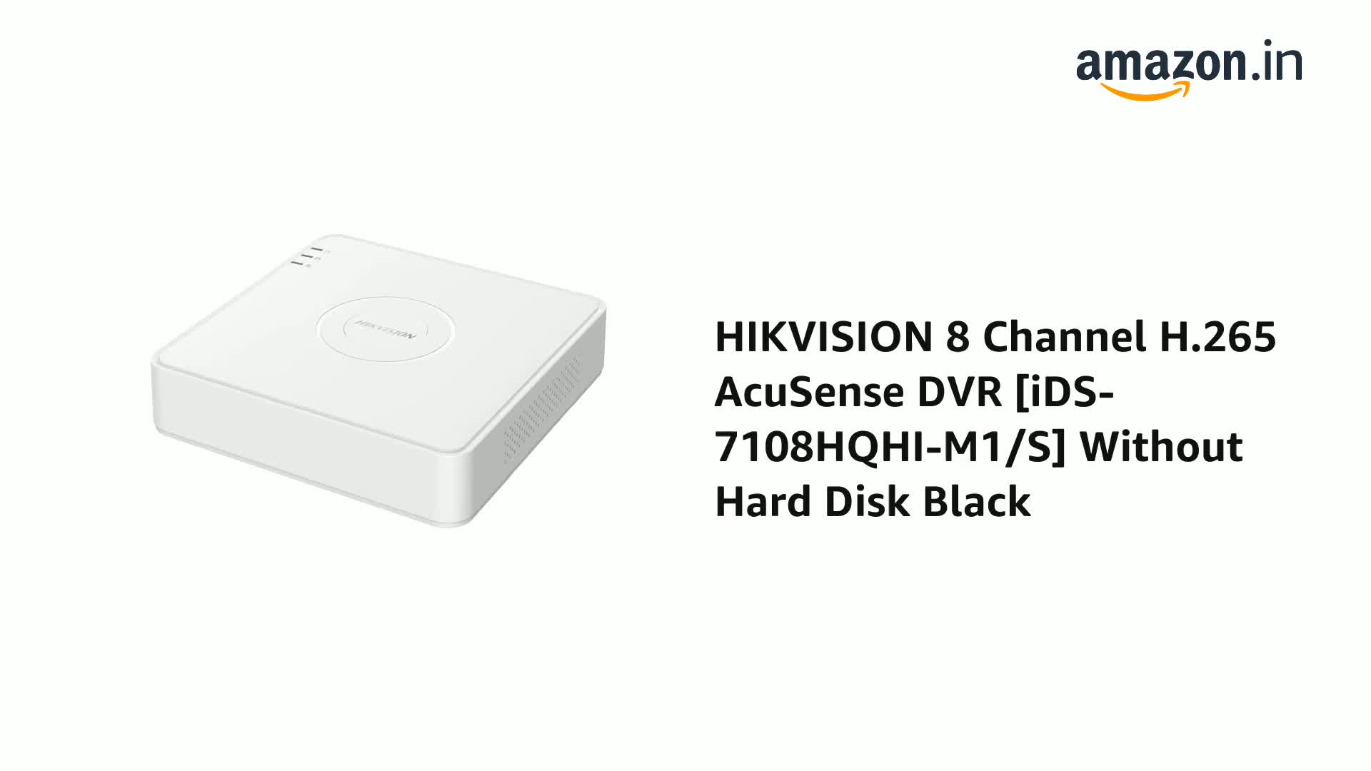 Hikvision DVR serie 72 acusense 16 Canali TVI + 1xHDD 2TB - iDS