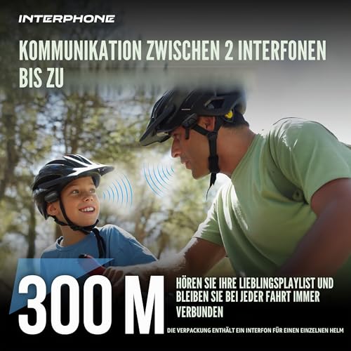 INTERPHONE Aerial Dual-Fahrrad-Gegensprechanlage für die Kommunikation zwischen 2 Fahrern bis zu 300 m… – Ansicht 4