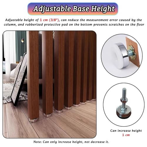 Séparateur autoportant en bois occultant pour cacher le vis-à-vis en chambre - 6