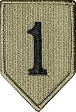 1st Infantry Division Patch (Scorpion OCP MultiCam with Fastener)