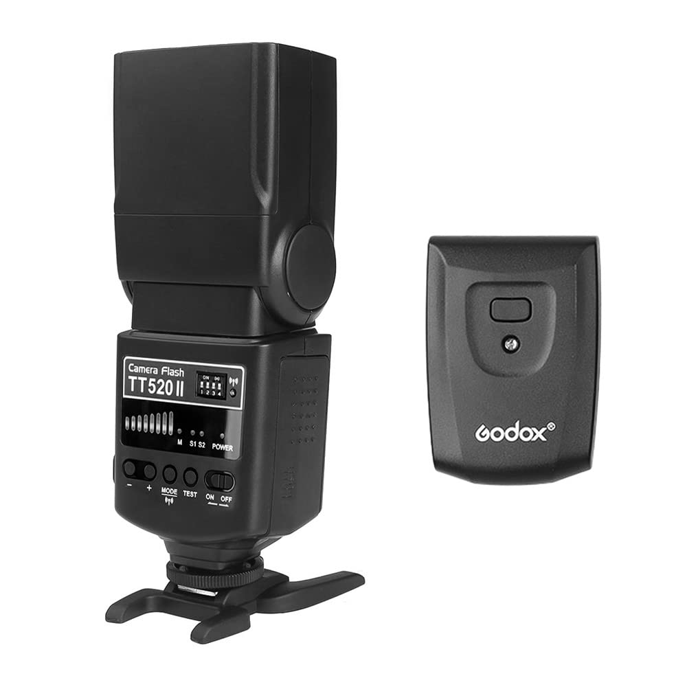Godox TT520III Camera Flash Speedlite, GN 33 Flash