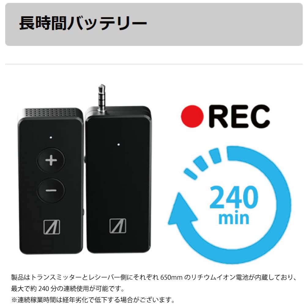 Amazon.co.jp: エアリア ワイマク 2.4G 内蔵マイク 外部ピンマイク付属
