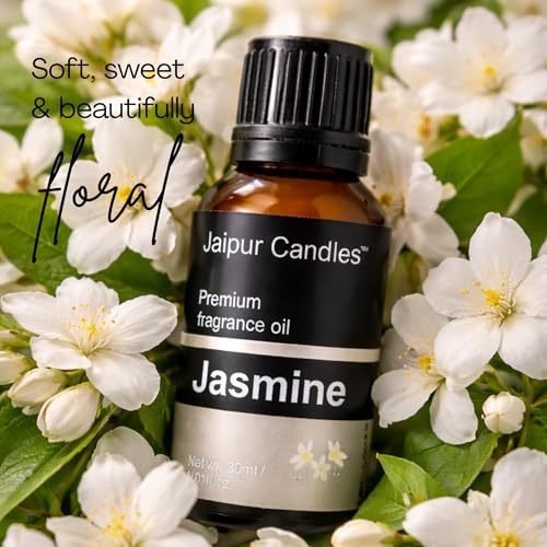 Image of Fragrance Oil | 30 ml | Aroma Oil for Home Fragrance | Best for Aromatherapy | Use in Diffusers, Candles, Air Fresheners (30ML, Jasmine)
