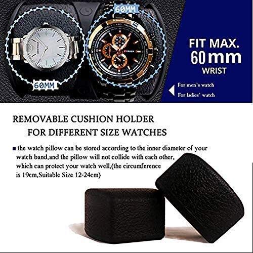 Boîte à rotateur de luxe ATCH Winders, l'écrin de double surveillance pour montres