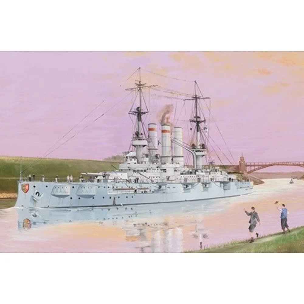 Trumpeter 005355 1/350 SMS Szlezwik-Holstein, 1908 zestaw modelarski, różne