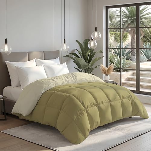 Image of Monte Carlo Symphony Solid Micro Reversible AC Comforter for Double Bed | 3 Ply Soft Comforter with 150 GSM Filling & 85 GSM Micro Fabric | Lightweight All Season Quilt | 87 x 95 Inch