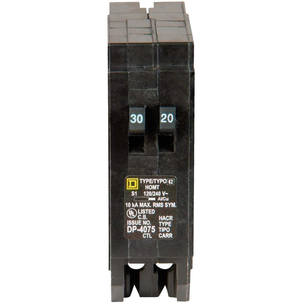 Square D - HOMT3020CP Homeline 1-30-Amp 1-20-Amp Single-Pole Tandem Circuit Breaker — Amazon image 4