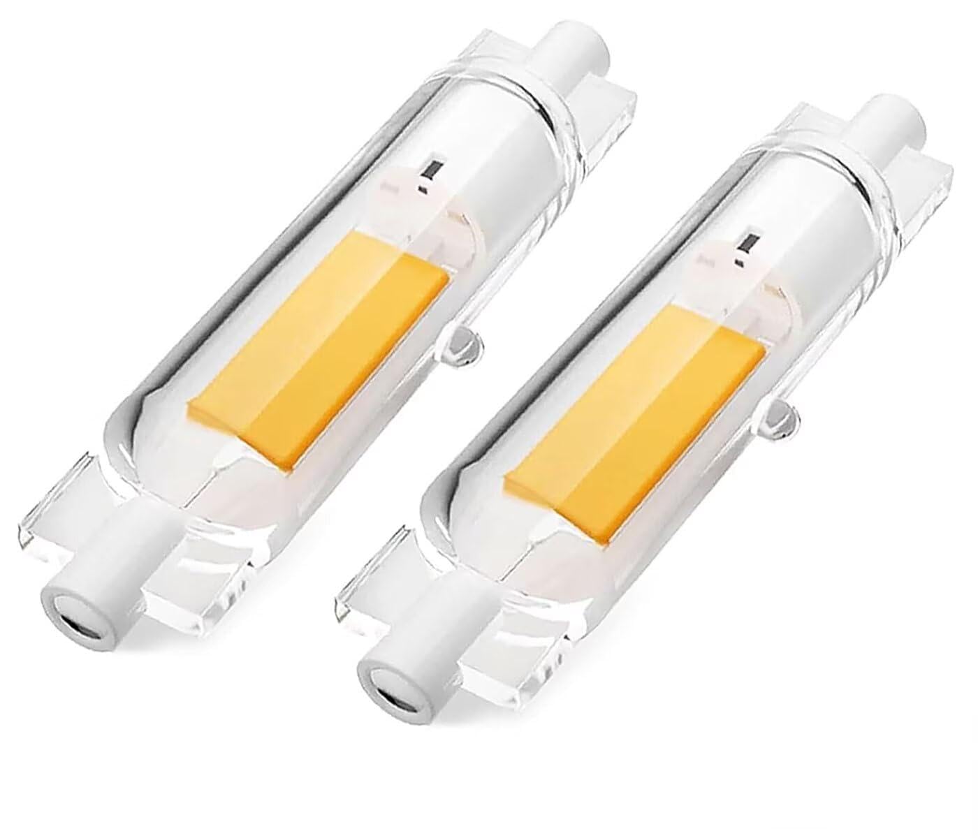 ACAATVE R7S LED 78mm Dimmbar 20W Naturweiß 4000K | 78 mm LED Leuchtmittel für 200W J78 Halogenlampe, 360°Abstrahlwinkel, Kein Flimmern für Stehlampe Wandleuchte Deckenfluter, AC 220V-240V, 2 Stück