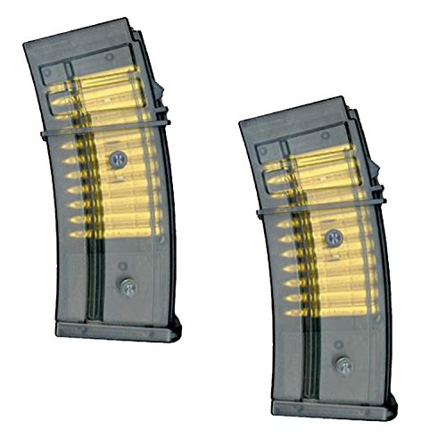 UKARMS (2X) Double Eagle M85P Clip Magazine for G36 M85 AEG Airsoft Rifle Guns