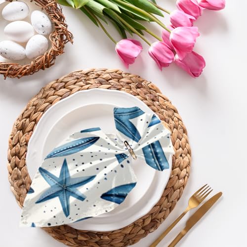 Servilletas de Tela Starfish Set de 6 50.5 x 50.5 cm miniatura 4
