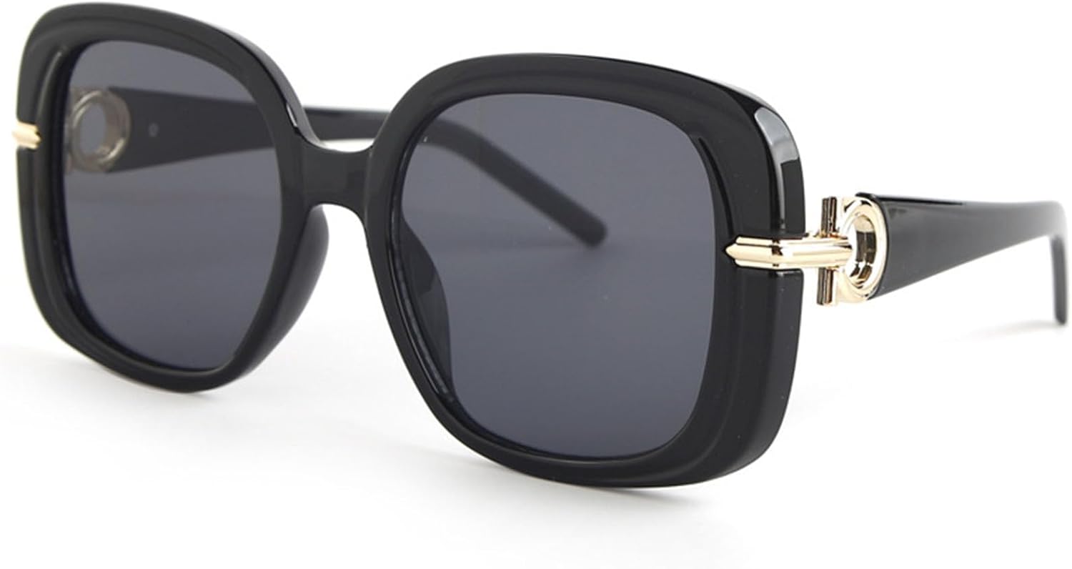 Fashion Oversized Square Women and Men Sunglasses Vintage Hollow Luxury Sun Glasses UV400 Gradient Shades