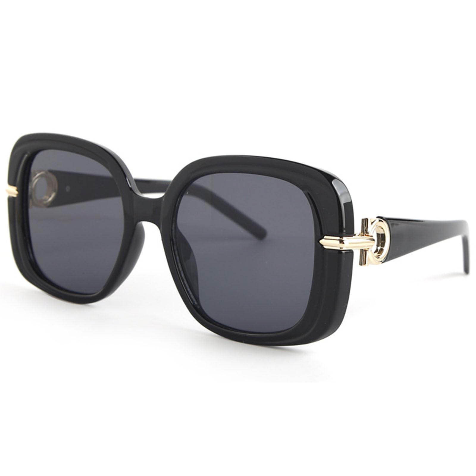 Bsreyeop Fashion Oversized Square Women and Men Sunglasses Vintage Hollow Luxury Sun Glasses UV400 Gradient Shades