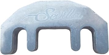 Sevilla Keman Susturucu, Kaliteli Döküm Metal, Gümüş Renk, 4/4 3/4 1/2 Boyutları