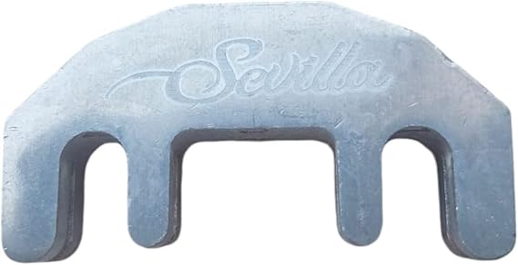 Sevilla Keman Susturucu, Kaliteli Döküm Metal, Gümüş Renk, 4/4 3/4 1/2 Boyutları