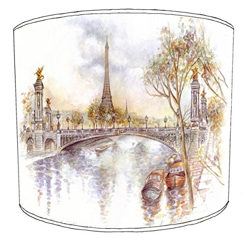 Paris Lampshade for A Ceiling Light in 3 Sizes - Free Personalisation