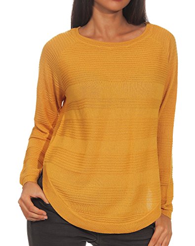 ONLY NOS Damen Onlcaviar L/S Pullover KNT Noos, Gelb (Golden Yellow), 36...
