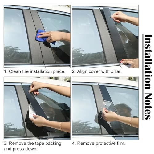 Accessoires de décalcomanie pilier Benz Classe C W206 pour masquer rayures - 5
