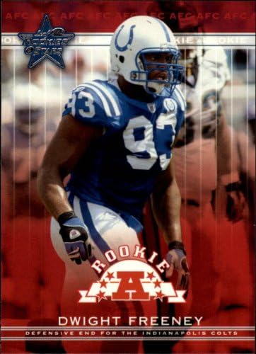 2002 Leaf Rookies and Stars Football Rookie Card #253 Dwight Freeney