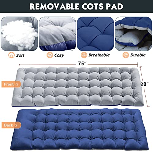 Mophoto Folding Cot Folding Bed With Mattress, Camping Cot For Adults Portable Fold Up Bed For Indoor Outdoor Travel Camp Vacation #TOP3