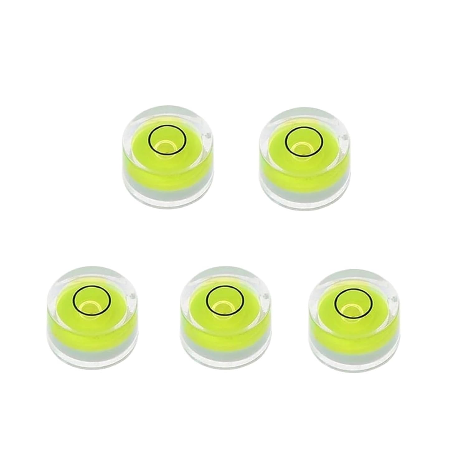 5-Piece Round Mini Bubble Level Measuring Set(B 12x7mm)