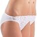 Produktbild HERMKO 503288 2er Pack Damen Slip mit großer Spitze, Farbe:weiß, Größe:36/38 (S)