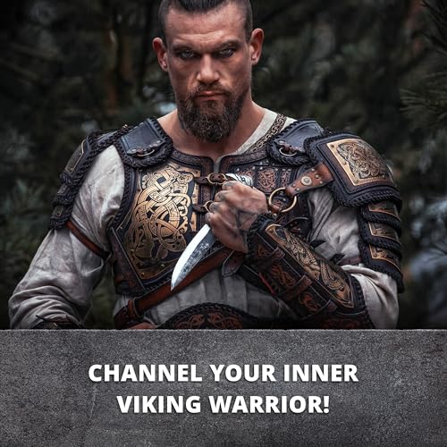 Image of Norse Tradesman Viking Knife, Raven Hilt, 5.5 in Carbon Steel Blade