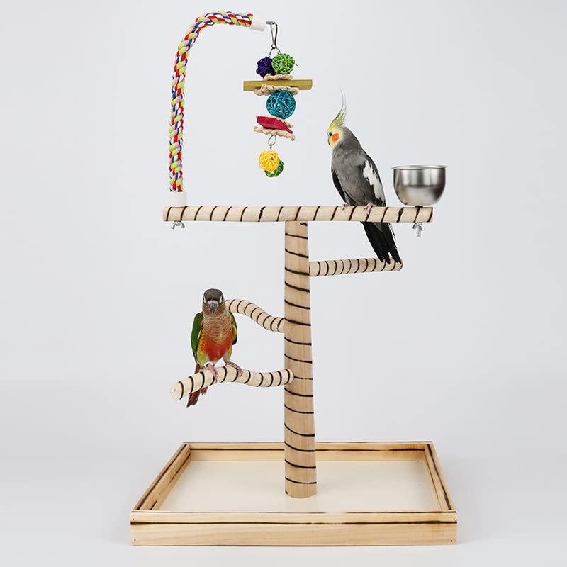 Jouets pour Oiseaux Grand Perroquet Support Oiseau Jouet pôle Jeu Escalade échelle Cadre Xuanfeng