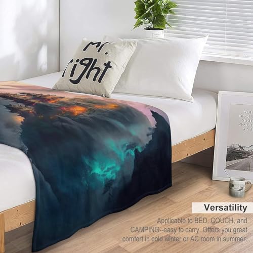 Couverture en flannel paysage chinois pour des soirées cocooning et un canapé design - 6