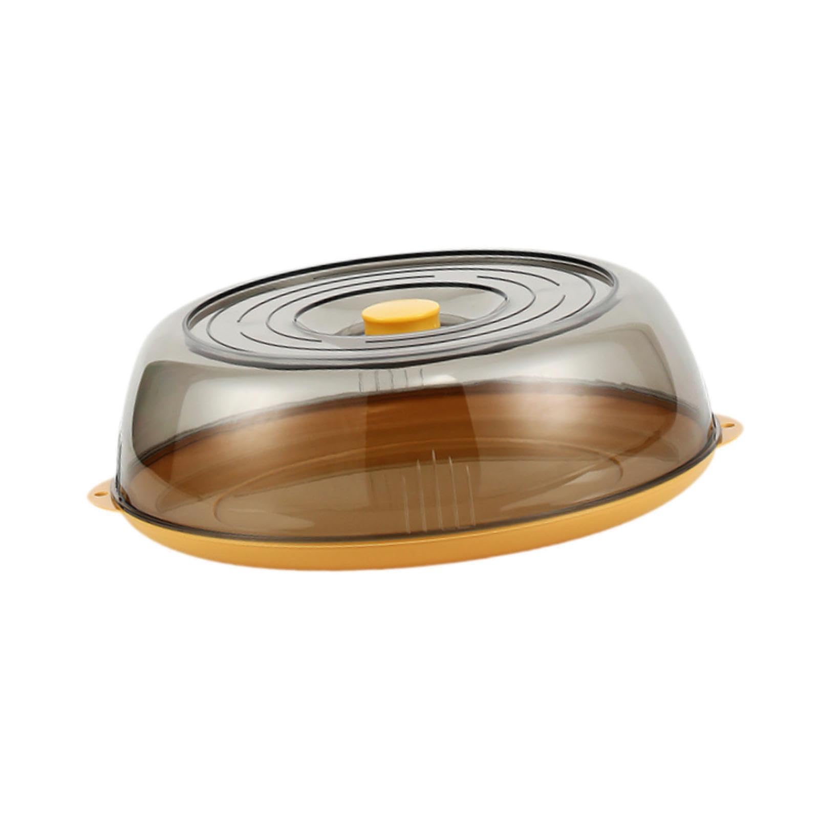 KIXZSAZ Lid Cover Food Microwave Bowl Cover With Handle Safeguarding Kitchen Items While Providing Transport Options Microwave Splatter For Food